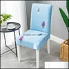 Sashes Textiles GardensPandex Bankett Printed Stretch Chair Sets Enkla Conjoined Ers Home Dining Customer Wedding Party Stoler 34 stilar