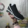 2021 Sok Sneaker Speed Schoenen Casual Sport Alfabet Trainer Zwart Modemerk Luxe Designer Gouden Laarzen Sokken Schoen 34 Vhduv