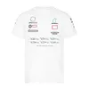 2021 여름 시즌 F1 포뮬러 ONE RACING SHORT-SLEEVED 티셔츠 스포츠 라운드 넥 티와 동일한 커스터마이징