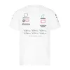 2021夏のシーズンF1フォーミュラワンレースと同じカスタマイズ付きの短袖Tシャツスポーツラウンドネックティー