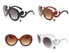 Lyx märke runt solglasögon 2019 vintage solglasögon kvinna damer retro designer solglasögon nyanser för kvinnor UV400 oculos