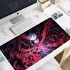 Anime kawaii grand tapis de souris grand tapis de jeu en caoutchouc vitesse Kawaii XL tapis de souris clavier verrouillage bord rose manga