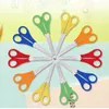 Office Scissors Plastic kids safety DIY scale ruler scissor child stationery office student shears Cutting Supplies T2I52326
