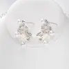 Halsband örhängen Set Pearl Stud Choker Pendant Romantic Wedding Engagement Accessories for Bridal Women Gifts