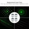 Flashlights Torches Powerful Red Green Laser Pointer 100mw 303 Sight Focus Adjustable Burning Lazer Torch Pen 468 Patterns Repla3281351