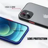 Shockproof Matte Cases For iPhone 13 12 11 Pro Xs Max XR X 7 8 Plus Luxury Silicone Bumper Clear Hard PC Cover4176204
