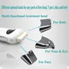 Massageadores elétricos Handheld Galvanic Spa Nu Eletroporador Aperto da pele Elevador facial Microcorrente Máquina facial Cuidados com o dispositivo atual