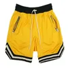 Heren Casual Shorts Zomer Rits Pocket Design Fitness Running Sports Ademend Losse Heren Basketbalbroek X0705