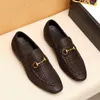 A1 marques de luxe hommes en cuir chaussures d'affaires formelles hommes bureau travail chaussures plates hommes Oxford respirant fête mariage anniversaire chaussures