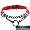 KMVEXO Sexy Czarny Łańcuch Naszyjniki Dla Kobiet Mężczyźni Gothic Punk Oświadczenie Choker Naszyjnik Cosplay Anime Harajuku Street Jewelry 2019