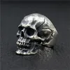 Cluster Anneaux Personnalité Punk Skull 316l en acier inoxydable Men039 Gothic Biker Ring Motorcycle Band Party Bijoux ACC8358571