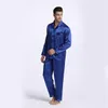 Men's Pajama Set Male Silk Nightgown Adult Pajamas Sleepwear Modern Style Men Soft For Sleeping