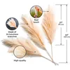 Decorative Flowers & Wreaths 98cm Artificial Pampas Grass Bouquet DIY Home Decor Wedding Party Simulation Flower Reed Fake Plants