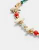 Charmarmband guldfärg metall legering cowrie skal för kvinnor handvävda armband europeiska kreativa tillbehör strand smycken raym22