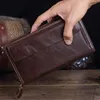 財布の純正革の男性ファッションの高品質高級牛の女性コインバッグマネークリップファッション男クラッチ財布