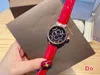 Marka zegarków kobiet Lady Girl Crystal Flower Strap Kwarc luksusowy zegarek L432730