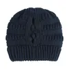 Mulheres Criss-Cross Gorros Garota Menina Inverno Chapéus de Malha Outdoor Beanie Beanie Chapéu Cross Cross Grossa Cap M3640