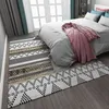 Carpets Nordic Living Room Carpet Modern Minimalist Bedroom Sofa Bed Head Cushion Moroccan Style Rug Bathroom