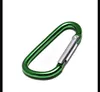 Aluminum Alloy Carabiner Type D Buckle party Outdoor Climbing Safety Insurance Spring Hook Luggage Backpack Hooks FHL424-WY1604