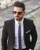 Groom Wear Peaked Lapel para casamento smoking moda homens jaqueta blazer business terno de festa de jantar (jaqueta + calça + arco) Slim Fit 2022