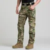 Городские военные повседневные брюки-карго, эластичные уличные армейские брюки, мужские тонкие водонепроницаемые износостойкие тактические брюки с множеством карманов
