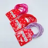 2cm Children Girl Candy Color Fashion Accessories Elastic Rubber Band For Kids Colorful Hair Ties Ponytail Holder