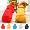 Sweatshirts Vêtements Hoodies de chien avec poche XS-5XL Automne Hiver Pet Pierre Chaud Vêtements Chiot manteau Jacket 5 Couleurs Cadeaux