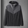 Fashion 3 colors men skin jackets new patchwork hood spring summer windbreaker for men vintage mens designer jackets