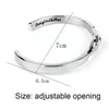 Bangle Vintage Opening Adjustable Couples Handshake Bracelet For Women Men Fashion Retro Charming Wedding Je A9m9