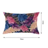 Coussin / oreiller décoratif Fuwatacchi 50x70cm Plantes Motif floral Taie d'oreiller simple face Coussins de canapé Couverture pour étui Lit Voiture Décoration de la maison