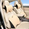 Seat Cushions Universal Car Cushion Lumbar Pillow Home Office Chair Back Pain Relief Pad Memory Foam Auto Support Massage