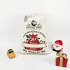 70 * 50cm Party Decoration Christmas Gift Bag Xmas Element Pickup Truck Tree Christma Väskor Ren Bottis Beam Mouth Candy Ficka