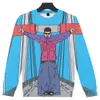 Rapper Oliver Tree 3D Hoodies män/kvinnor roliga hiphop mode kawaii sweatshirt grafisk harajuku 90 -tal tumblr huva streetwear