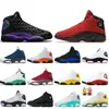 2021 13 13S Mens Shoes Red Flint Black Court Purple Obsidian Lucky Green Starfish Revers