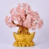 Crystal Fortune Tree Ornament Rijkdom Chinese Gouden Boomme Lucky Money Tree Ornament Home Office Decoration Tabletop Crafts 749 K2