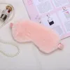 Peluche Blinder Sleeping Eye Mask Solod Shade Cover Traspirante Beauty Eyes Maschere protettive Natural Soft Relax Travel Portable