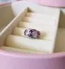 2 pezzi in argento sterling 925 filettato con farfalle rosa baci perline in vetro di Murano adatti a bracciali con ciondoli per gioielli europei Pandora