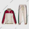 21ss Primavera Designer Tracksuit Mens Carta Imprimir Tracksuits Luxo Mulheres Zipper Stripe Rtracksuits Correndo Ternos Patchwork Calças 2875