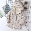 Baby Girl Denim Jacket Plus Ciepłe Maluch Zima Zima Dziewczyny Bawełniane Padły Odzież Baby Zagęszczonego Coat 211203