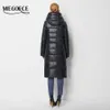 MIEGOFCE Manteau à la mode Veste à capuche pour femme Parkas chauds Bio Fluff Parka Hight Quality Femme Collection d'hiver 211013