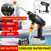 Cordless Electric Pressure Washer Power Washing Auto Spray Gun Garden Tool 38Bar For Makital 18V Lithium Battery(no battery)