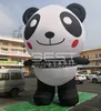 5m höjd jätte attraktiv söt uppblåsbara panda cartoonwith väska spränga för butik dekoration ny design china