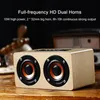 W5 Wooden Bluetooth Speaker AUX Input TF Card Playback Wireless Subwoofer Portable Bass Column For IOS Android Smart Phone4395650