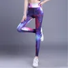 Damskie Starry Sky Drukowanie Spodnie Yoga Spodnie Moda Trend Elastyczność Sporty Bieganie Legging Wiosna Kobieta Fitness Casual Skinny Splud