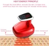 Juego de ventosas Gua Sha 3 en 1, potente máquina de terapia eléctrica con raspado y masajeador de espalda con calor, herramienta de masaje con ventosas de mano ajustable recargable para el cuerpo