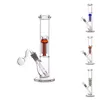 Big size glass Beaker Bongs hookahs Arms Tree Perc Hookahs UV Oil Dab Rigs 11.5inch Straight Tube Glass Water Pipes With 14mm glass oil burner pipes