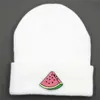 Ldslyjr pamuk karpuz meyve nakış kalın örme şapka kış sıcak şapkaları kapak cape bere şapka yetişkin ve çocuklar için 1504705880