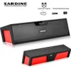 Sardine Wireless Bluetooth-högtalare FM Radio 10W Portable Stereo Subwoofer HiFi-högtalare SD-kortspelare SDY-019