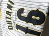 Nikivip Custom Japan Samurai 16 Shohei Ohtani Movie Baseball Jersey podwójnie zszywał dowolną nazwę i numer Czarne białe paski Pinstriped najwyższej jakości