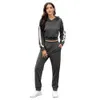 Kvinnors träningsdräkter Kvinnor Tracksuits Two Piece Set Sport Casual Outfit Fall Clothes for Women 2 Pieces Set Short Hoodies Sweatshirt and Pants Suits Z230726